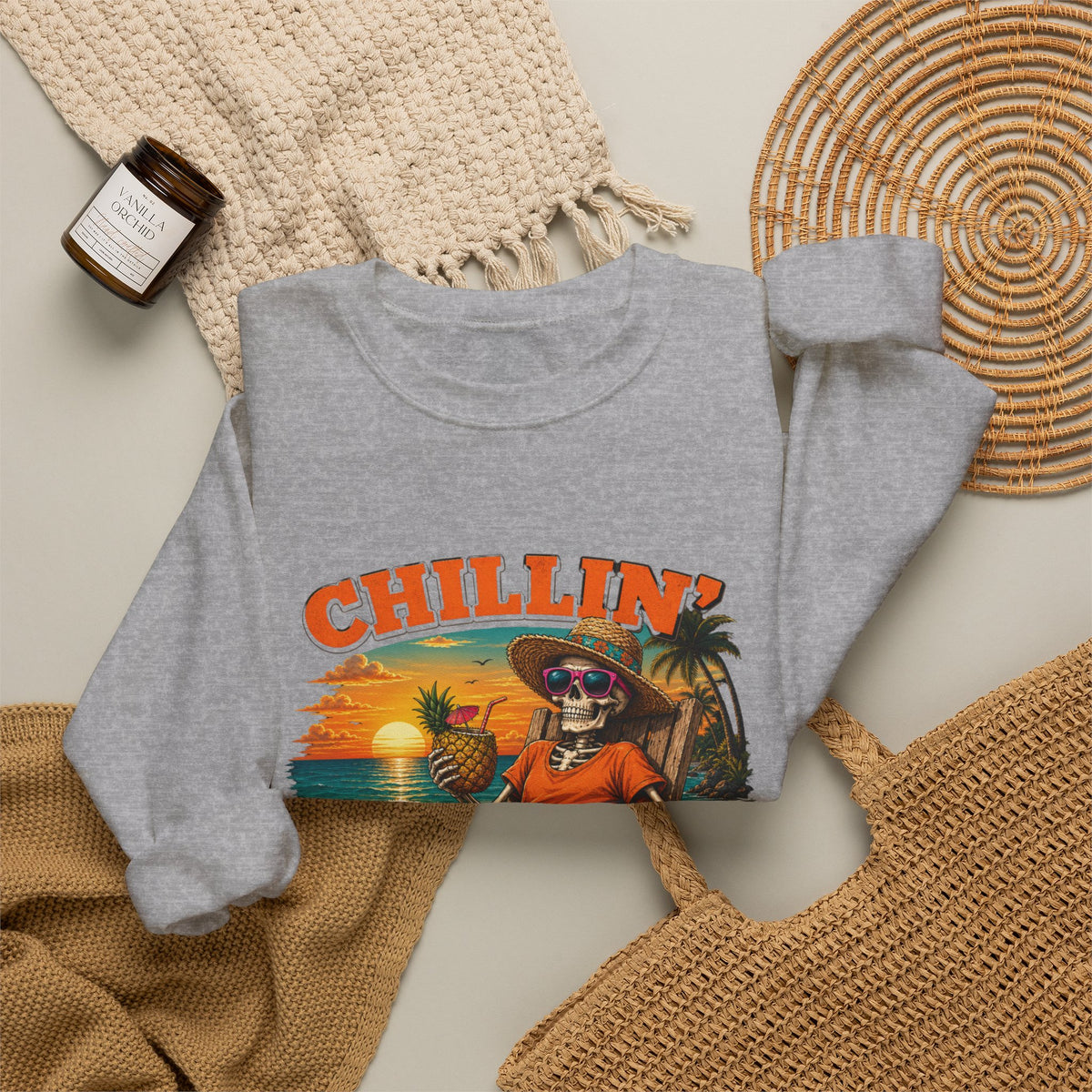 CHILLIN BEFORE HALLOWEEN Heavy Blend Sweatshirt
