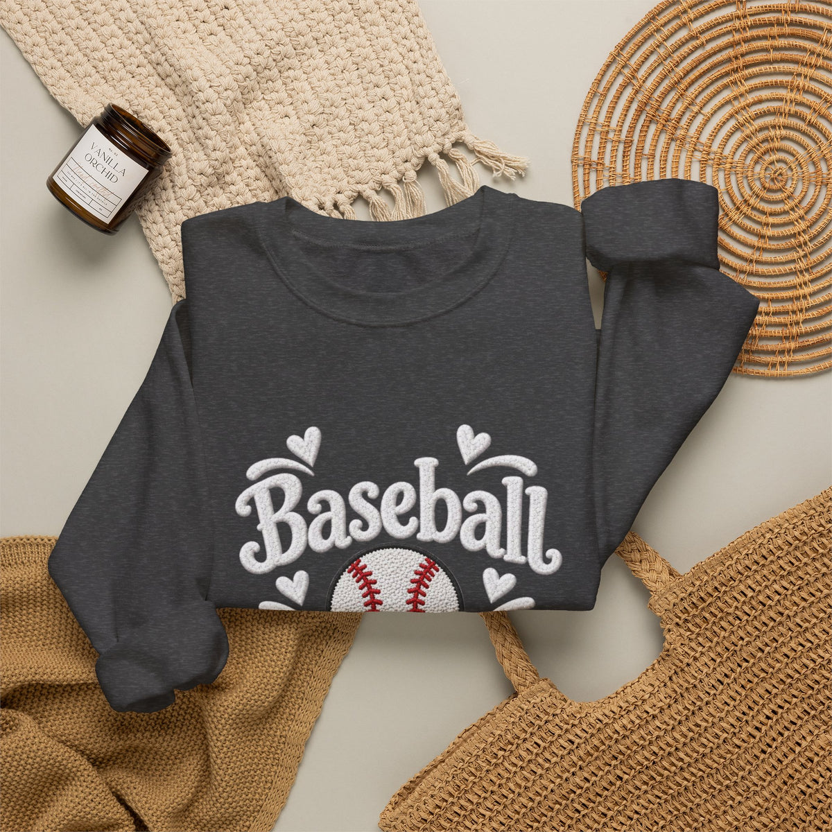 BASEBALL GRANDMA Crewneck Sweatshirt