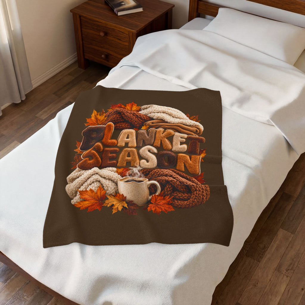 FALL SEASON Velveteen Plush Blanket