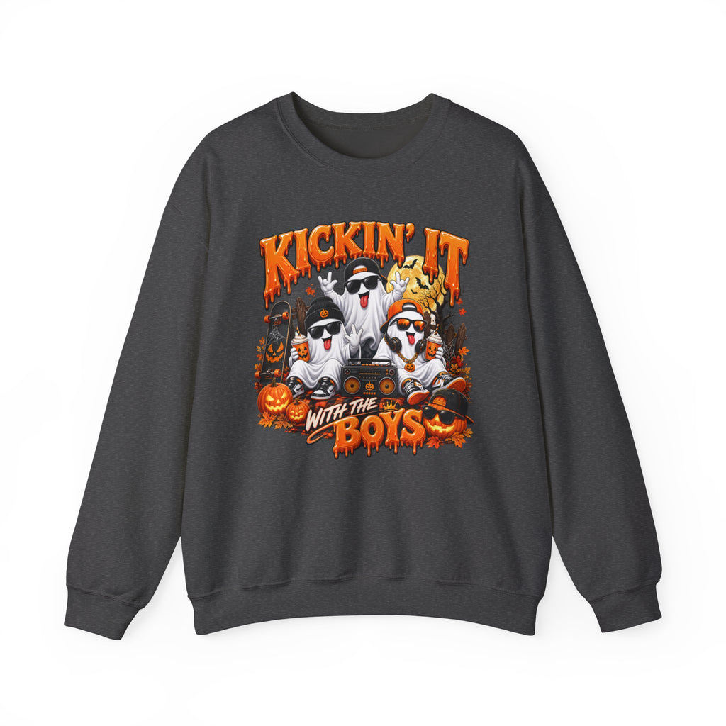 KICKIN IT WITH THE BOYS Heavy Blend Sweatshirt
