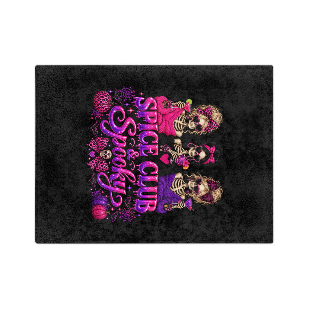 SPICE CLUB & SPOOKY Velveteen Microfiber Blanket