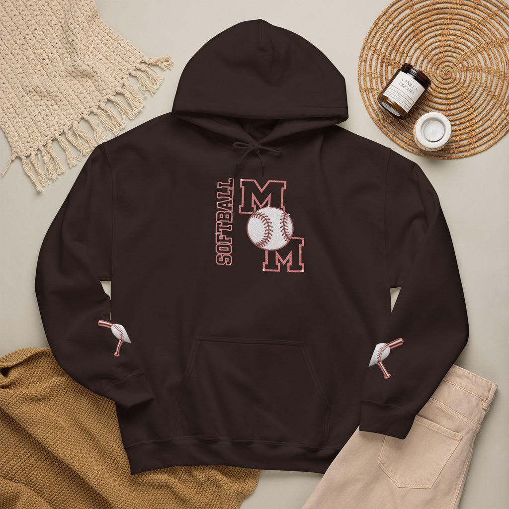 SOFTBALL MOM Hooded Sweatshirt
