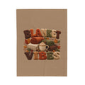 FALL VIBES Velveteen Plush Blanket