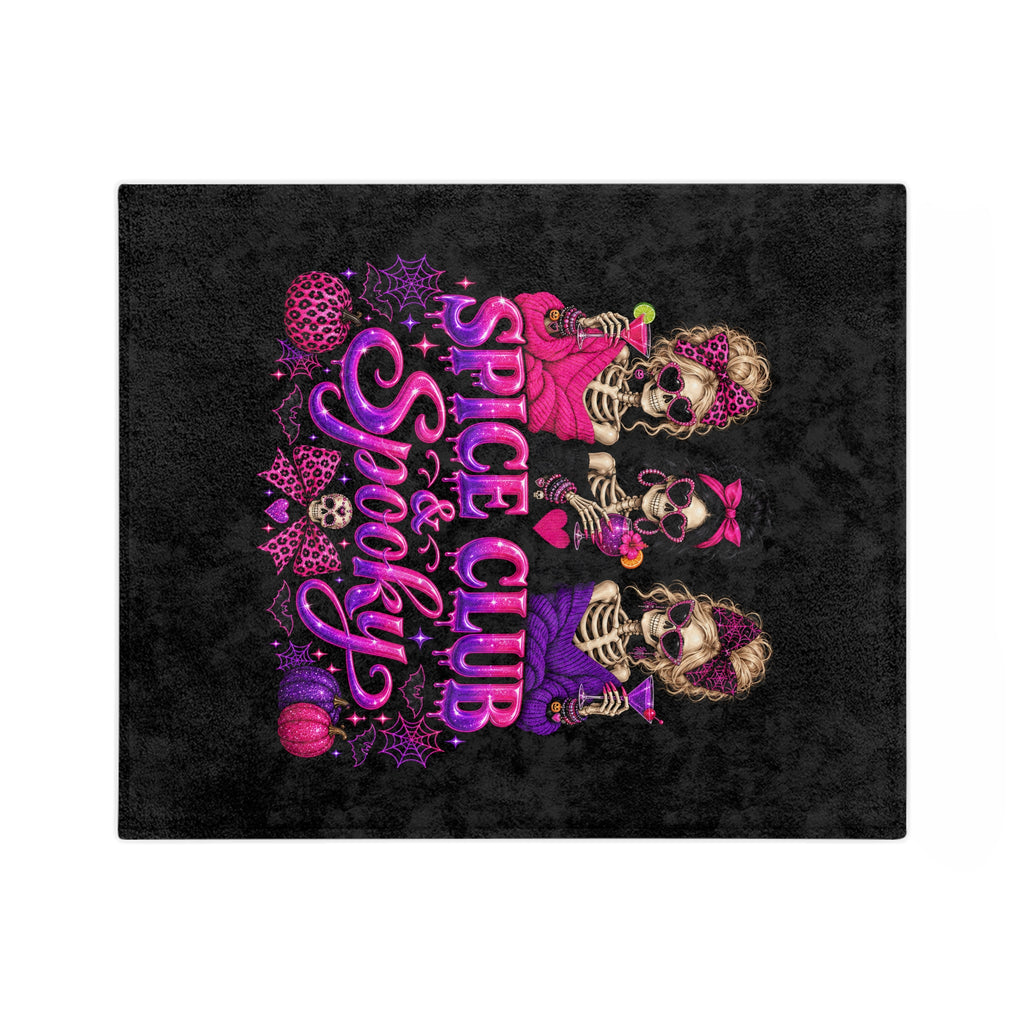 SPICE CLUB & SPOOKY Velveteen Microfiber Blanket