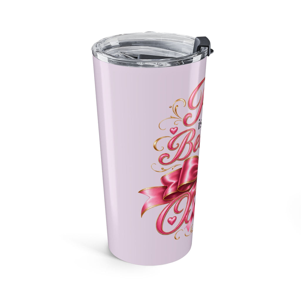 PINK BEAUTIFUL OCTOBER COFFEE Tumbler 20oz
