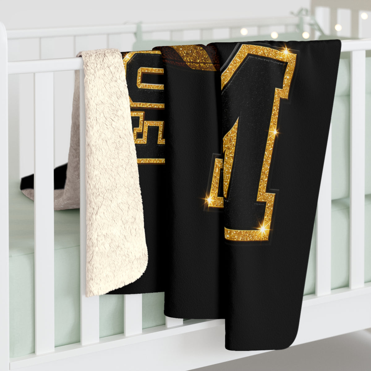 FOOTBALL MOM Sherpa Fleece Blanket