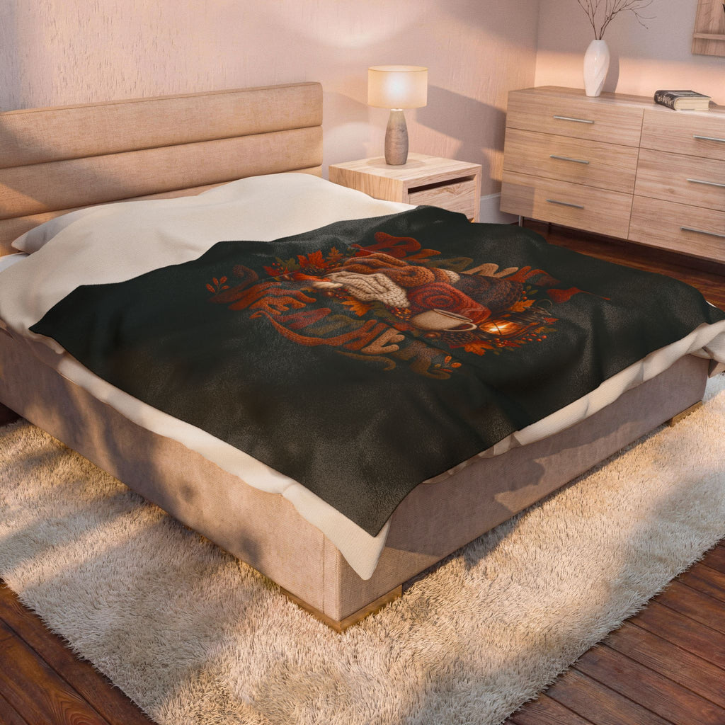 WEATHER FALL Velveteen Plush Blanket
