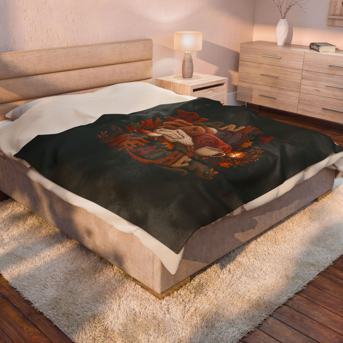 WEATHER FALL Velveteen Plush Blanket