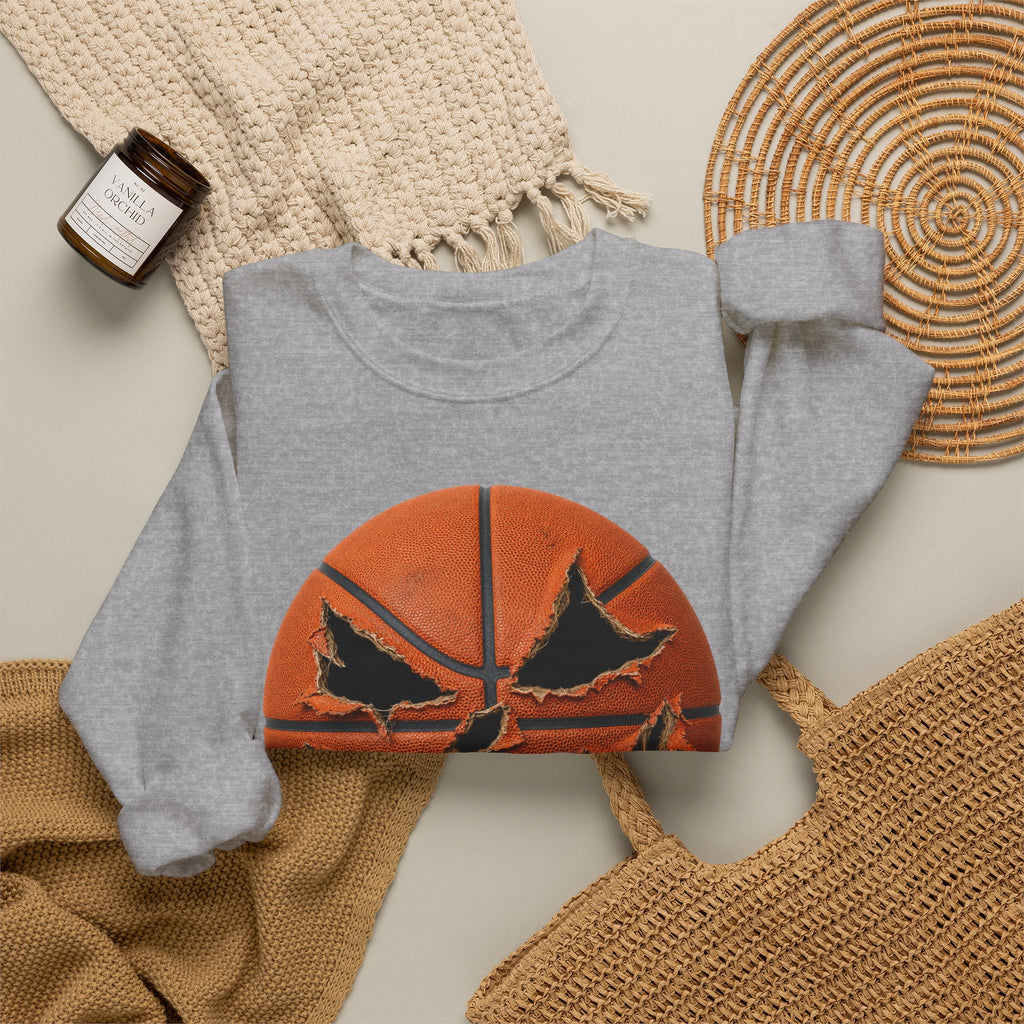PUMPKIN BASKETBALL Unisex Heavy Blend™ Crewneck Sweatshirt