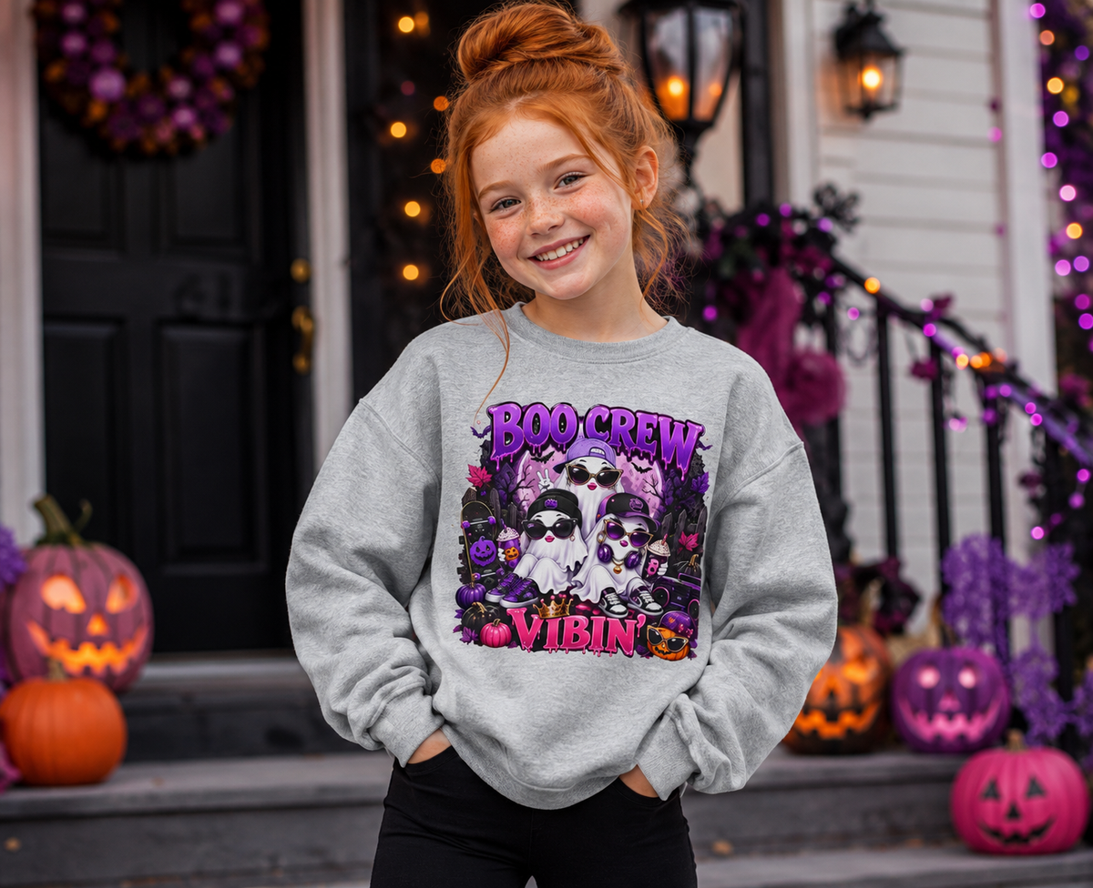 BOO CREW VIBIN YOUTH GIRLS SWEATSHIRT