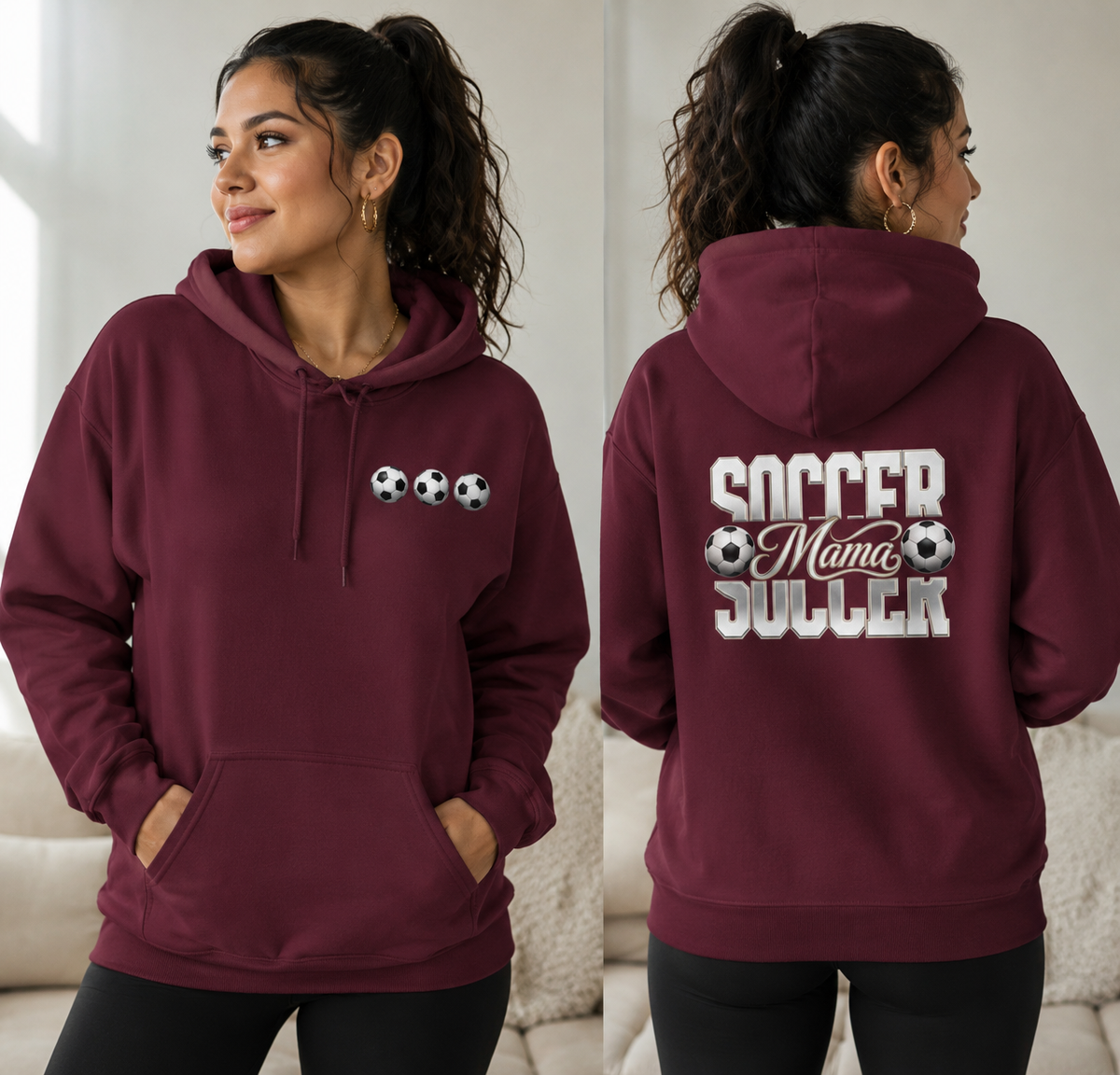 Soccer Mama Hoodie Sweatshirt