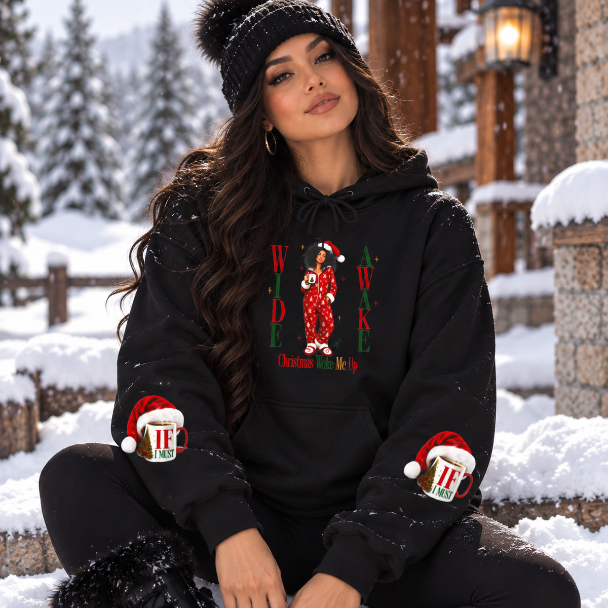 WIDE AWAKE CHRISTMAS Sweatshirt