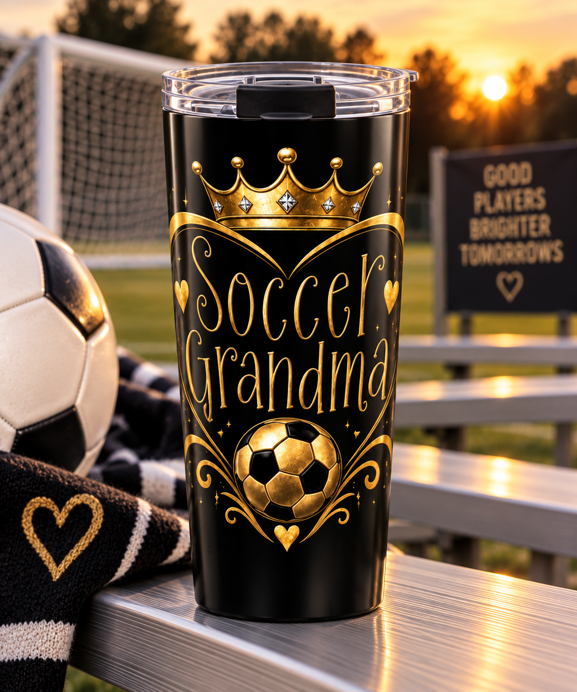 SOCCER GRANDMA Tumbler 20oz