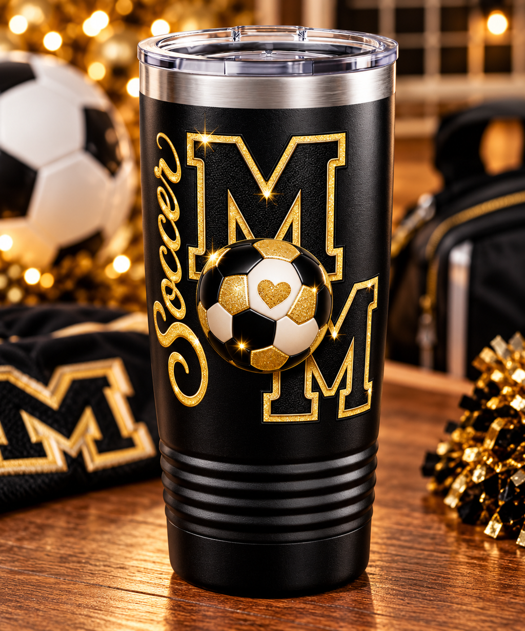 SOCCER MOM COFFEE Ringneck Tumbler, 20oz