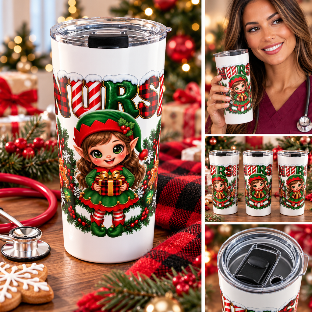 CHRISTMAS NURSE Tumbler 20oz
