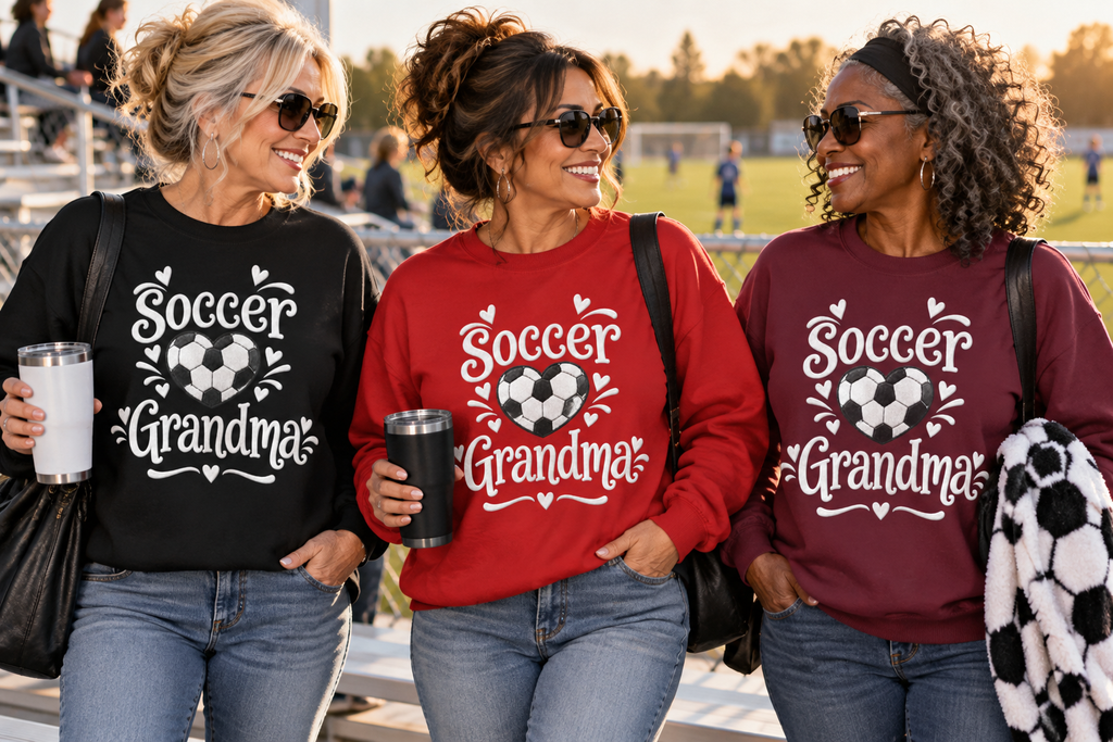SOCCER GRANDMA Crewneck Sweatshirt
