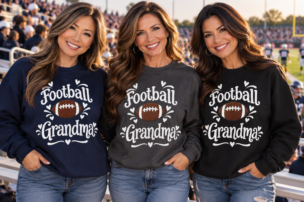 FOOTBALL GRANDMA Crewneck Sweatshirt