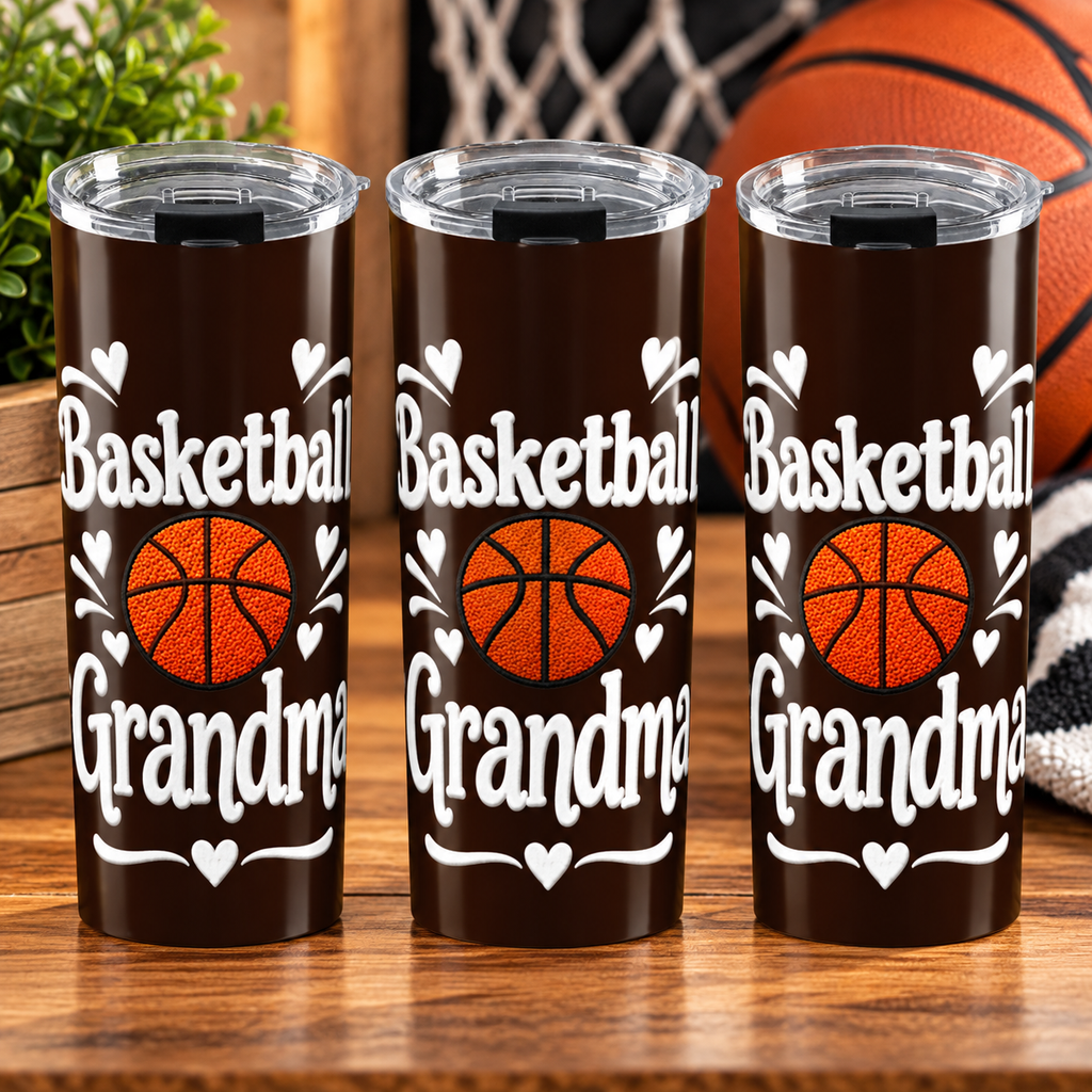 BASKETBALL GRANDMA COFFEE Tumbler 20oz