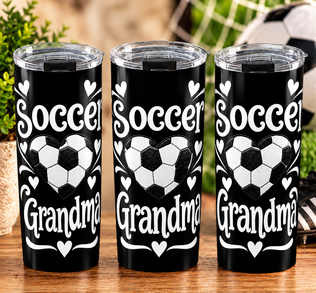 SOCCER GRANDMA COFFEE Tumbler 20oz