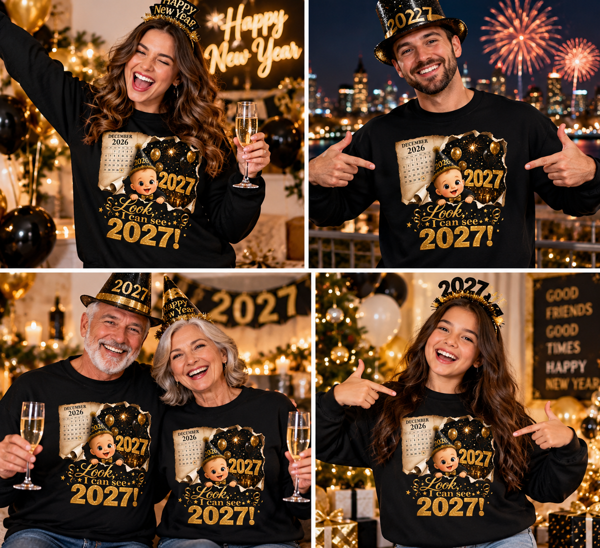 NEW YEAR 2027 Unisex Crewneck Sweatshirt