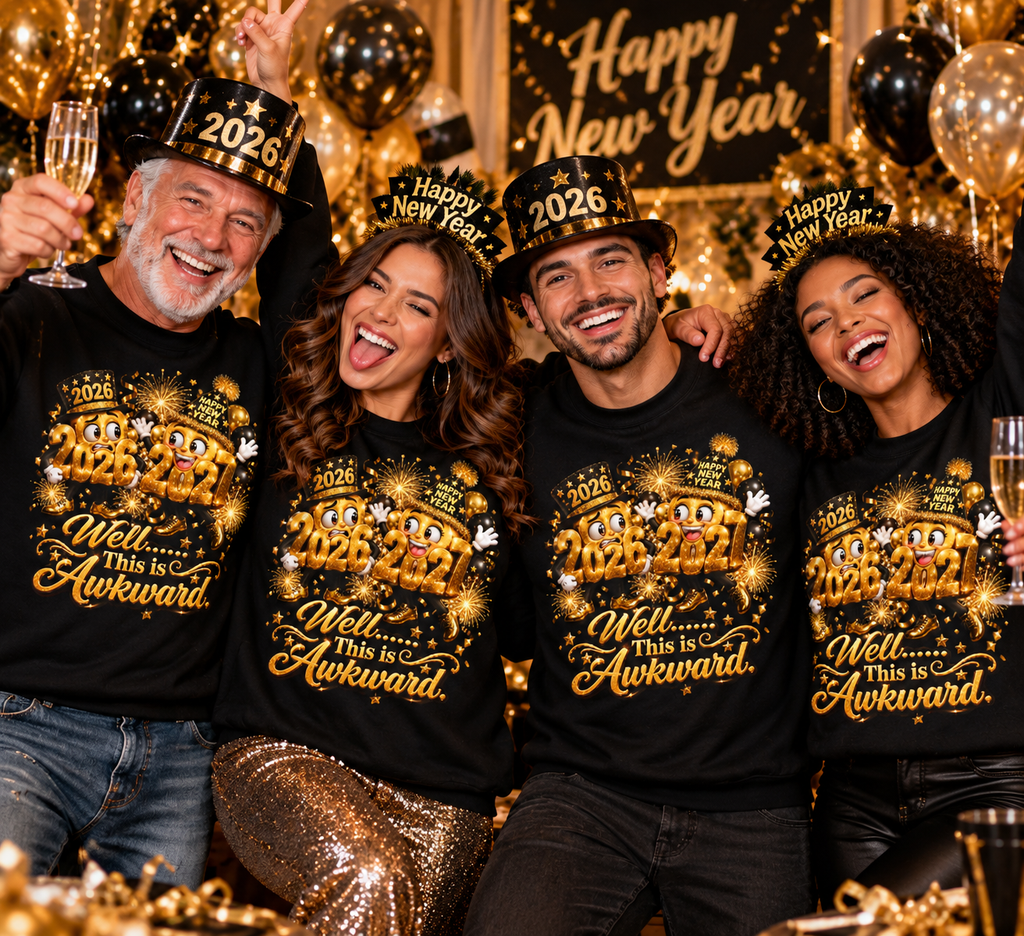 2026 & 2026 NEW YEAR Unisex Heavy Blend™ Crewneck Sweatshirt