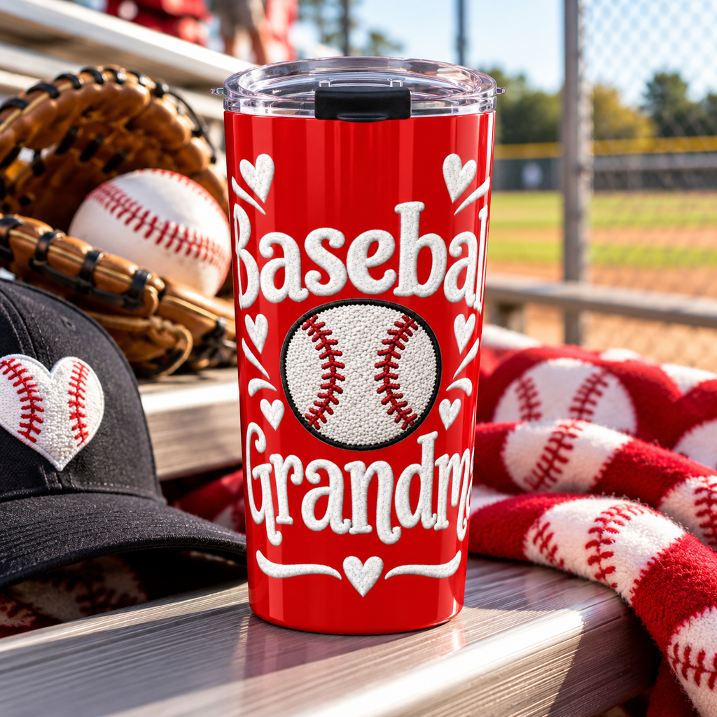 BASEBALL GRANDMA COFFEE Tumbler 20oz