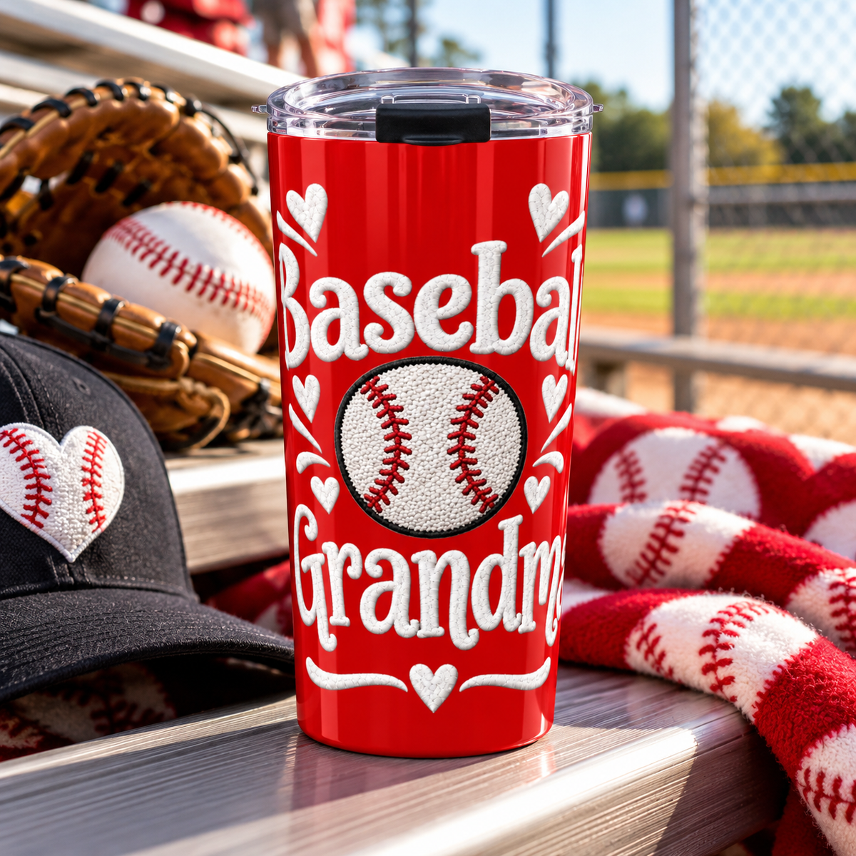 BASEBALL GRANDMA COFFEE Tumbler 20oz
