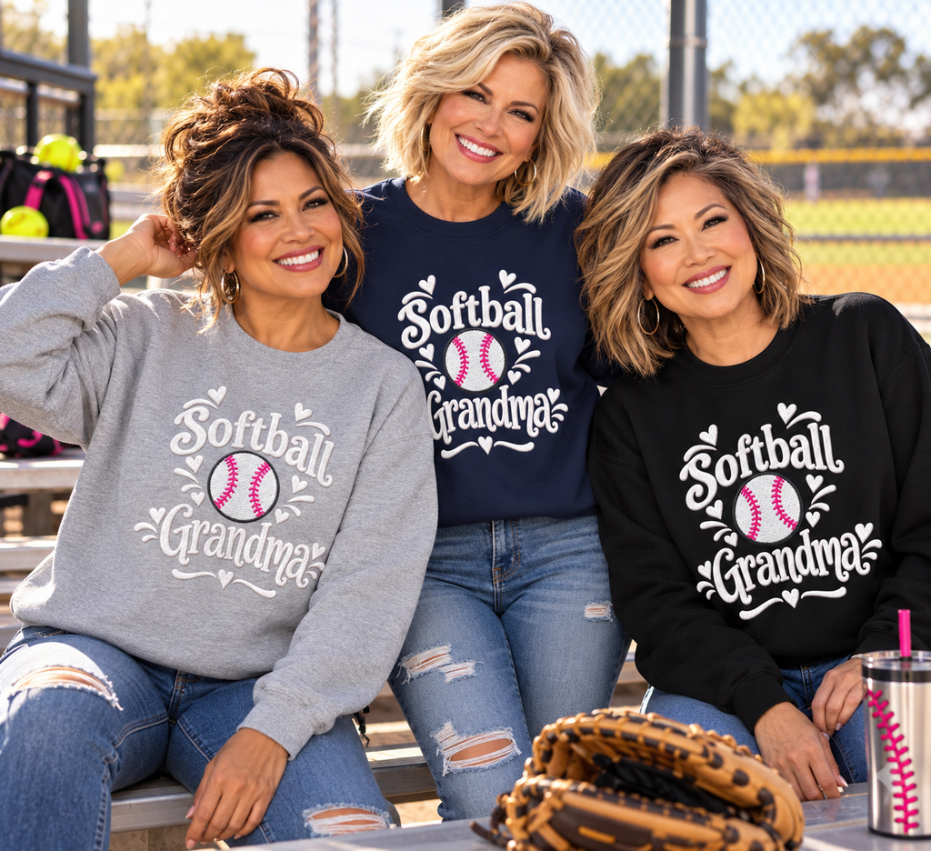 SOFTBALL GRANDMA Crewneck Sweatshirt