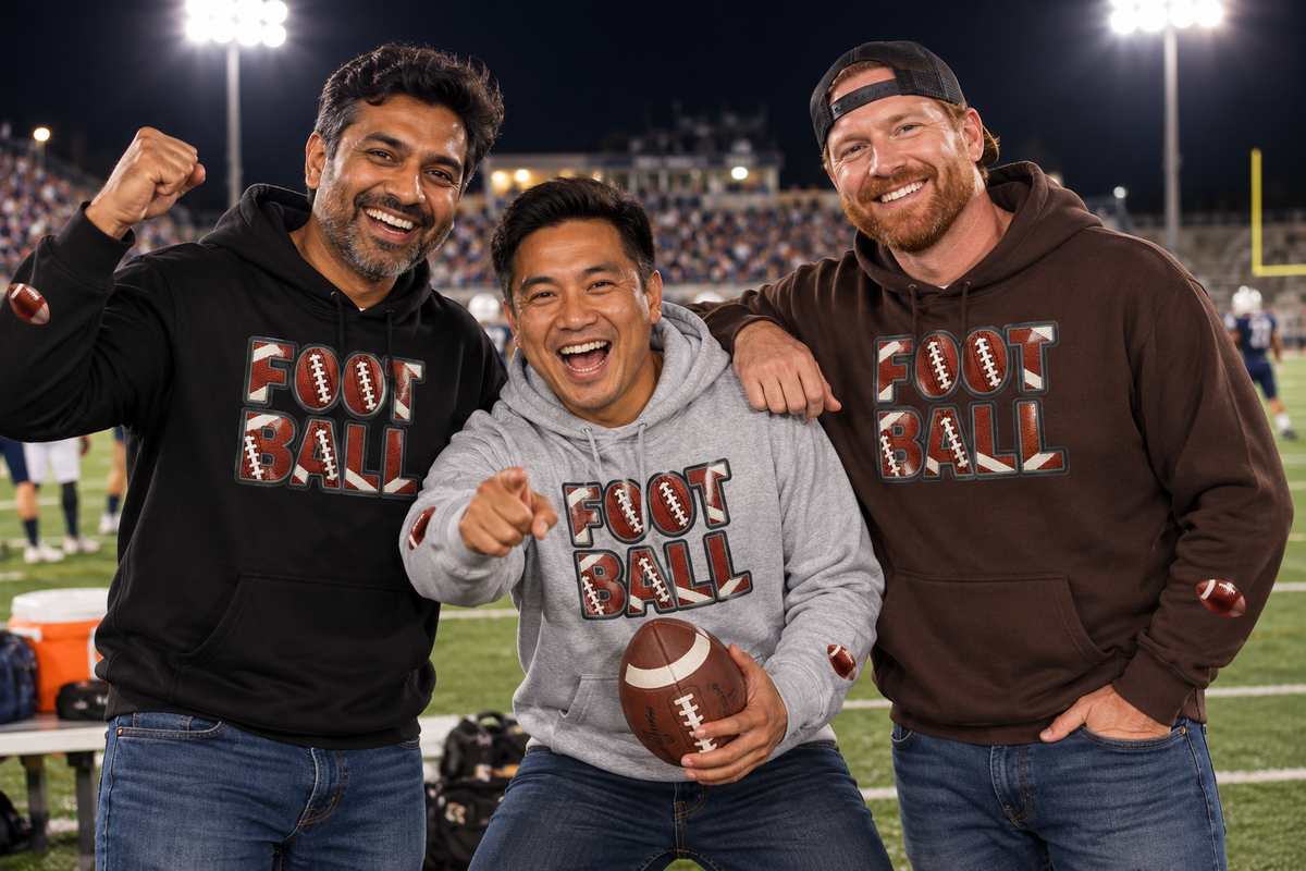 FOOTBALL Hooded Sweatshirt