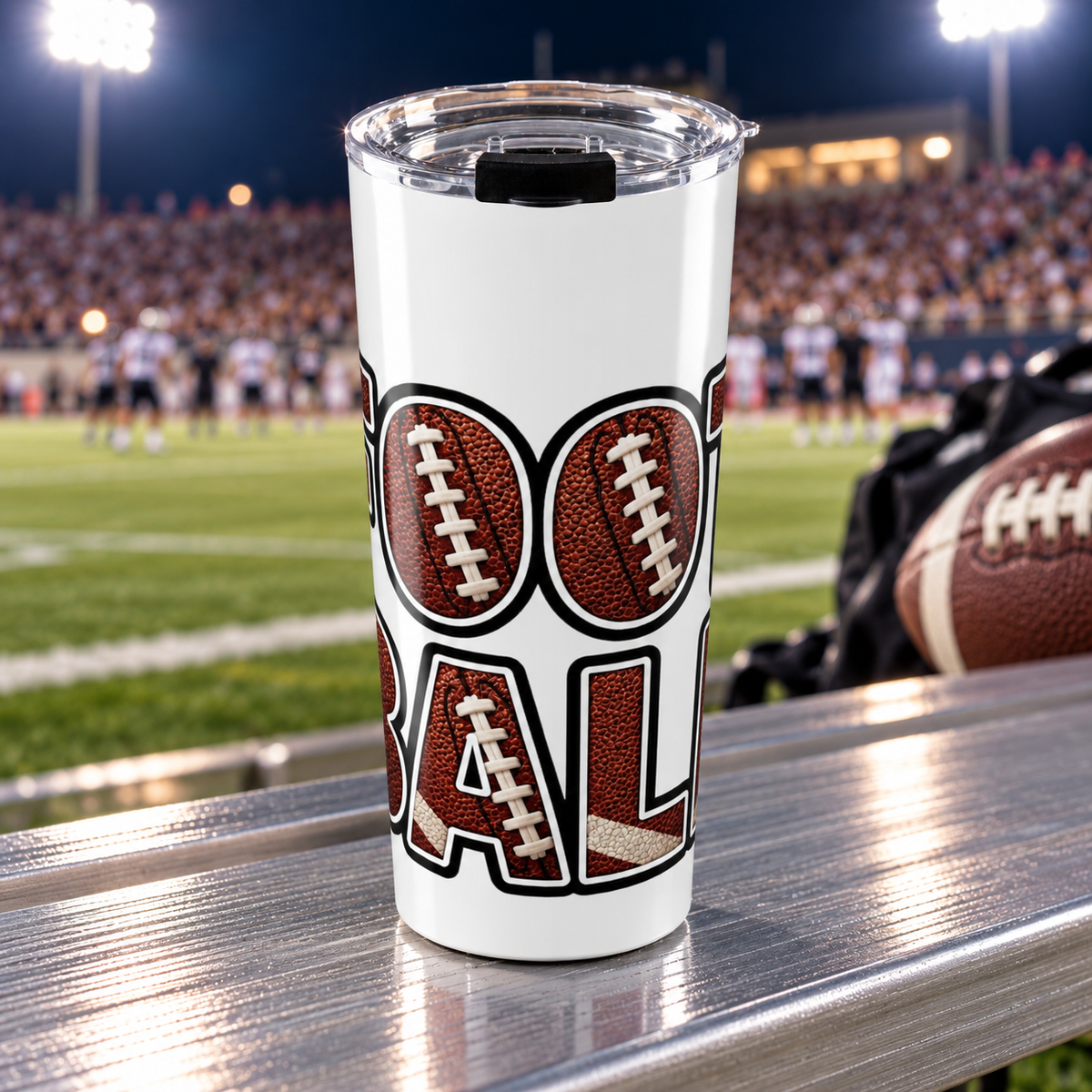 FOOTBALL COFFEE Tumbler 20oz