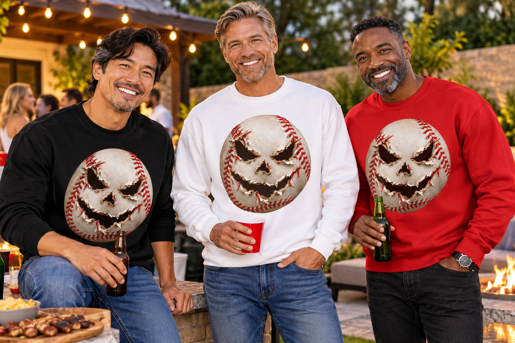 PUMPKIN BASEBALL Unisex Heavy Blend™ Crewneck Sweatshirt