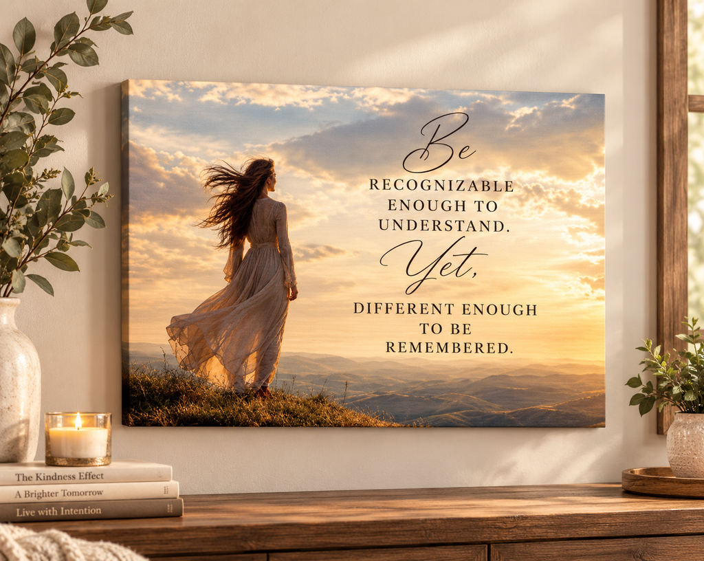 Be Remembered — Inspirational Canvas Wall Art