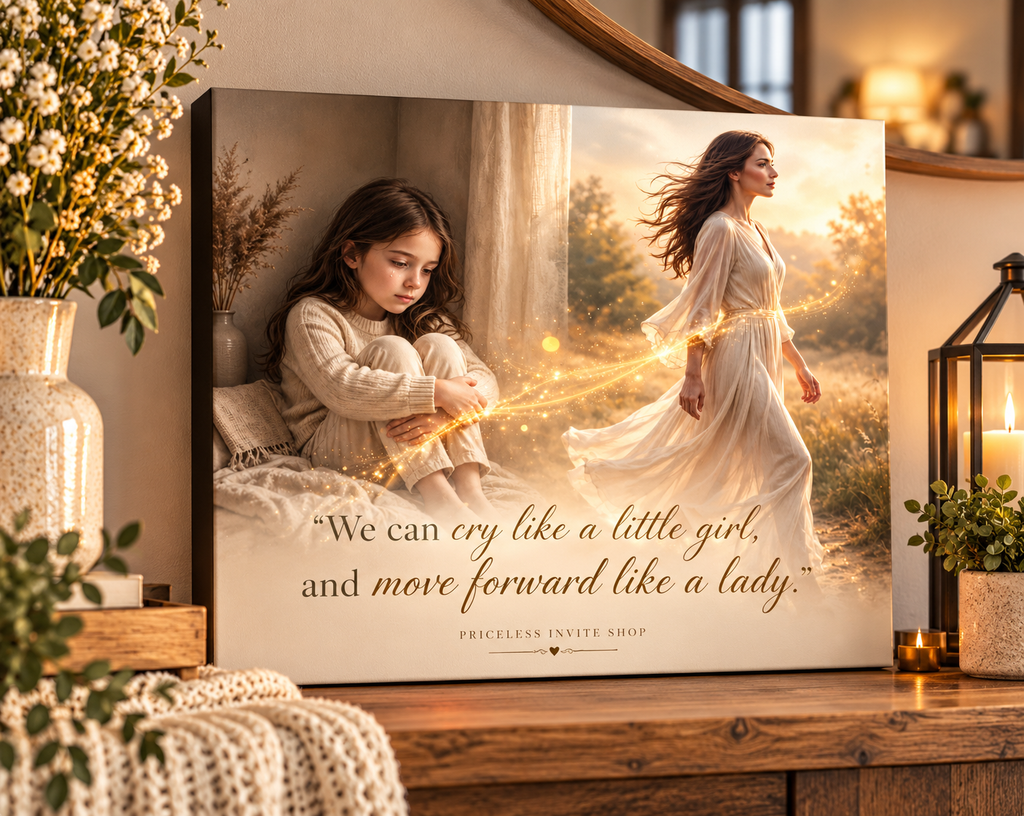 From Tears to Strength — Inspirational Canvas Wall Art