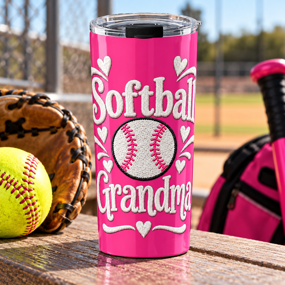 SOFTBALL GRANDMA COFFEE Tumbler 20oz