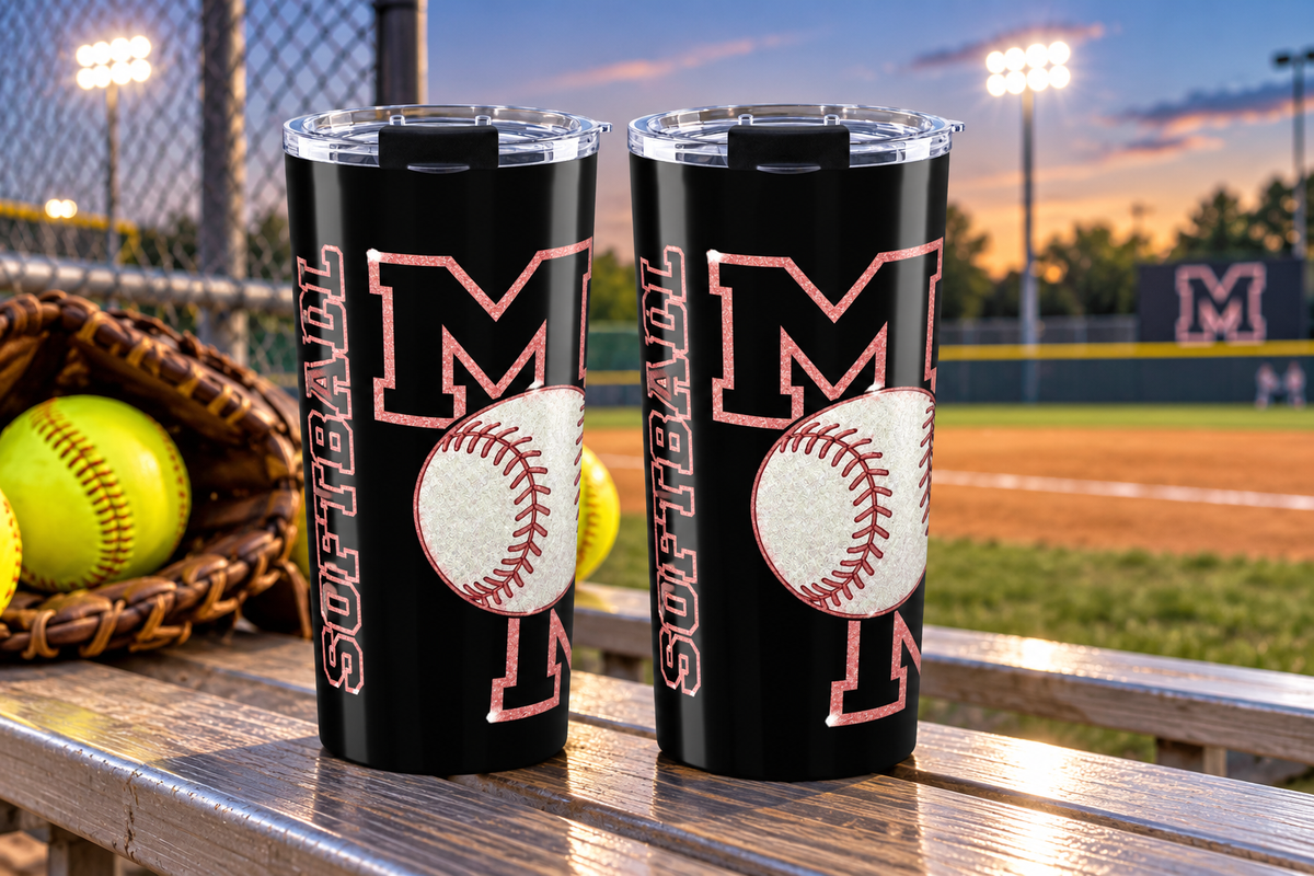 SOFTBALL MOM COFFEE Tumbler 20oz