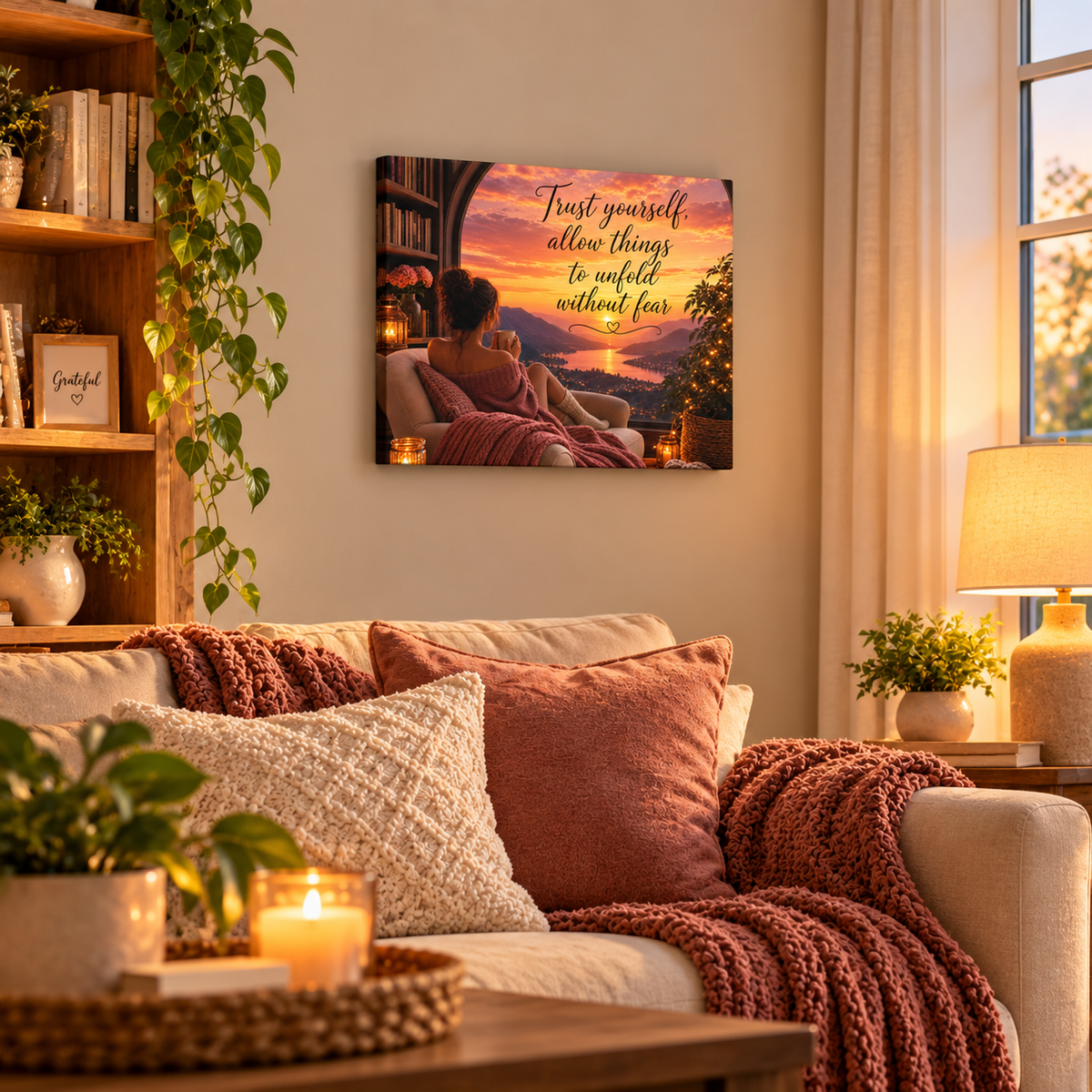 ALLOW THINGS | Inspirational Canvas Wall Art