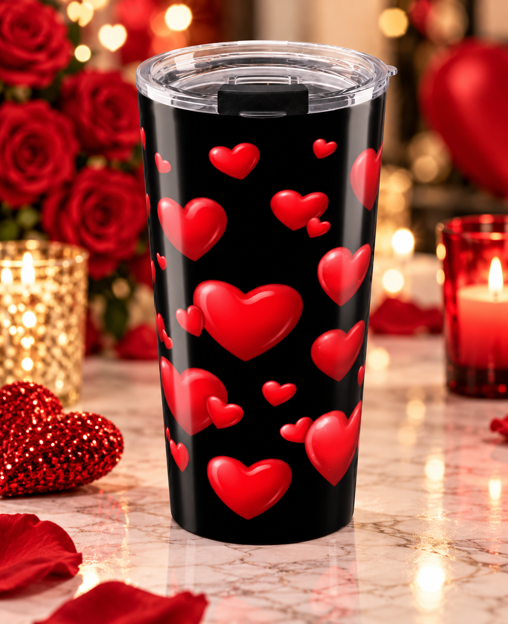 SIMPLY HEARTS COFFEE Tumbler 20oz