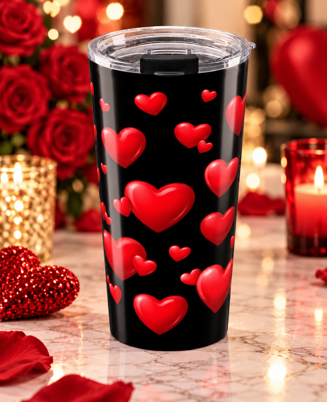 SIMPLY HEARTS COFFEE Tumbler 20oz