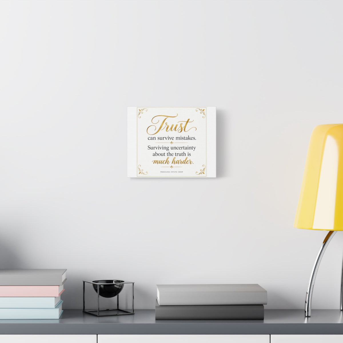 TRUST CAN SURVIVE | Inspirational Canvas Wall Art