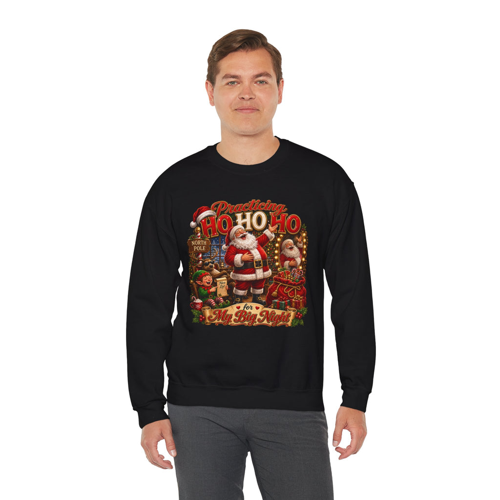 SANTA PRACTICING HOHOHO Crewneck Sweatshirt