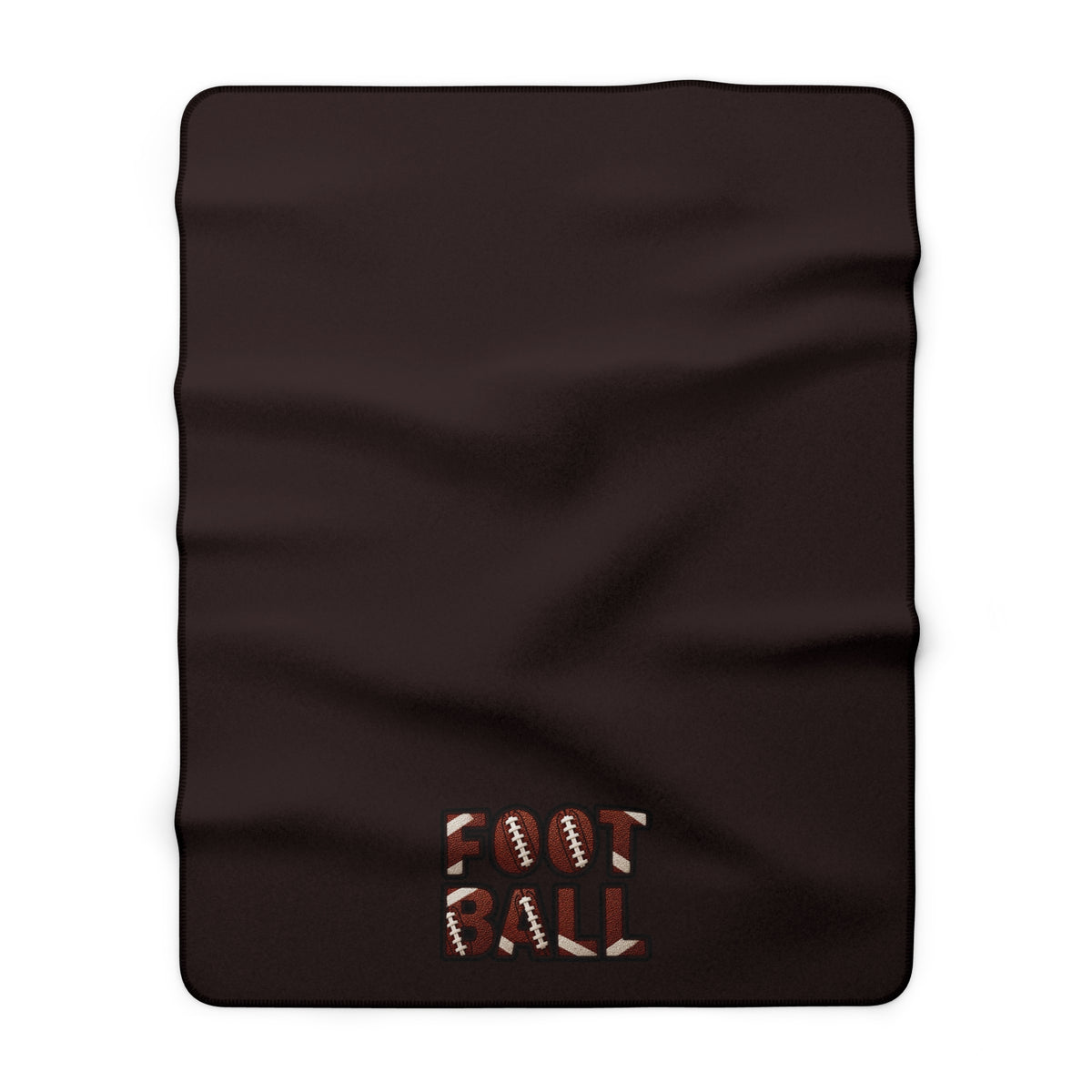 FOOTBALL Sherpa Fleece Blanket