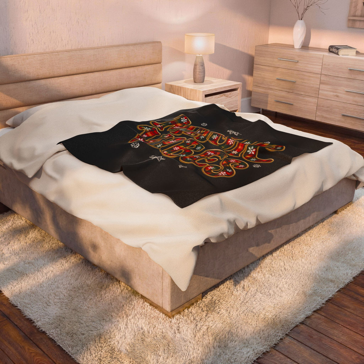 MAGIC VIBES Velveteen Plush Blanket