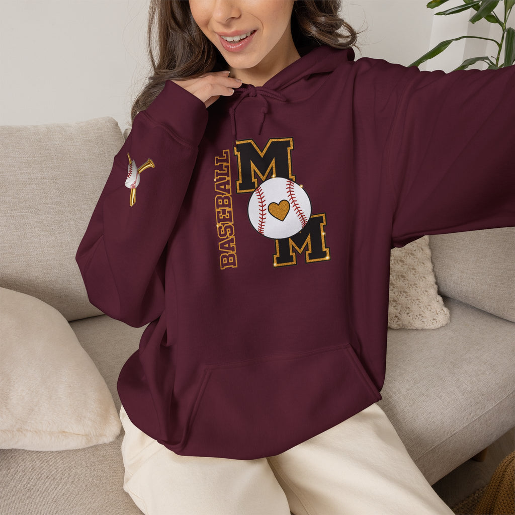 BASEBALL MOM Hooded Sweatshirt