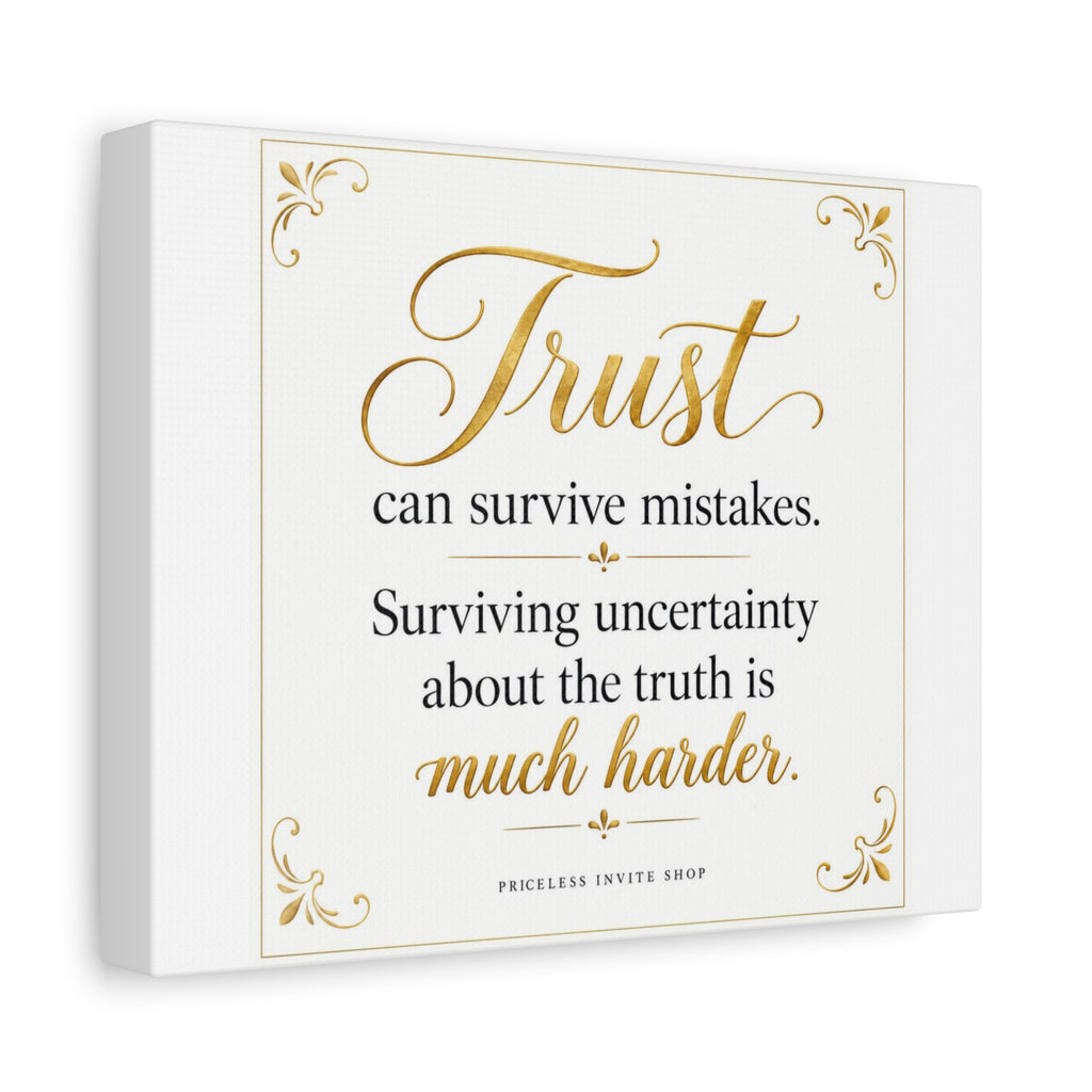 TRUST CAN SURVIVE | Inspirational Canvas Wall Art