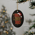 HOHOHO CHRISTMAS Ceramic Ornaments (1pcs, 5pcs, 10pcs, 20pcs)