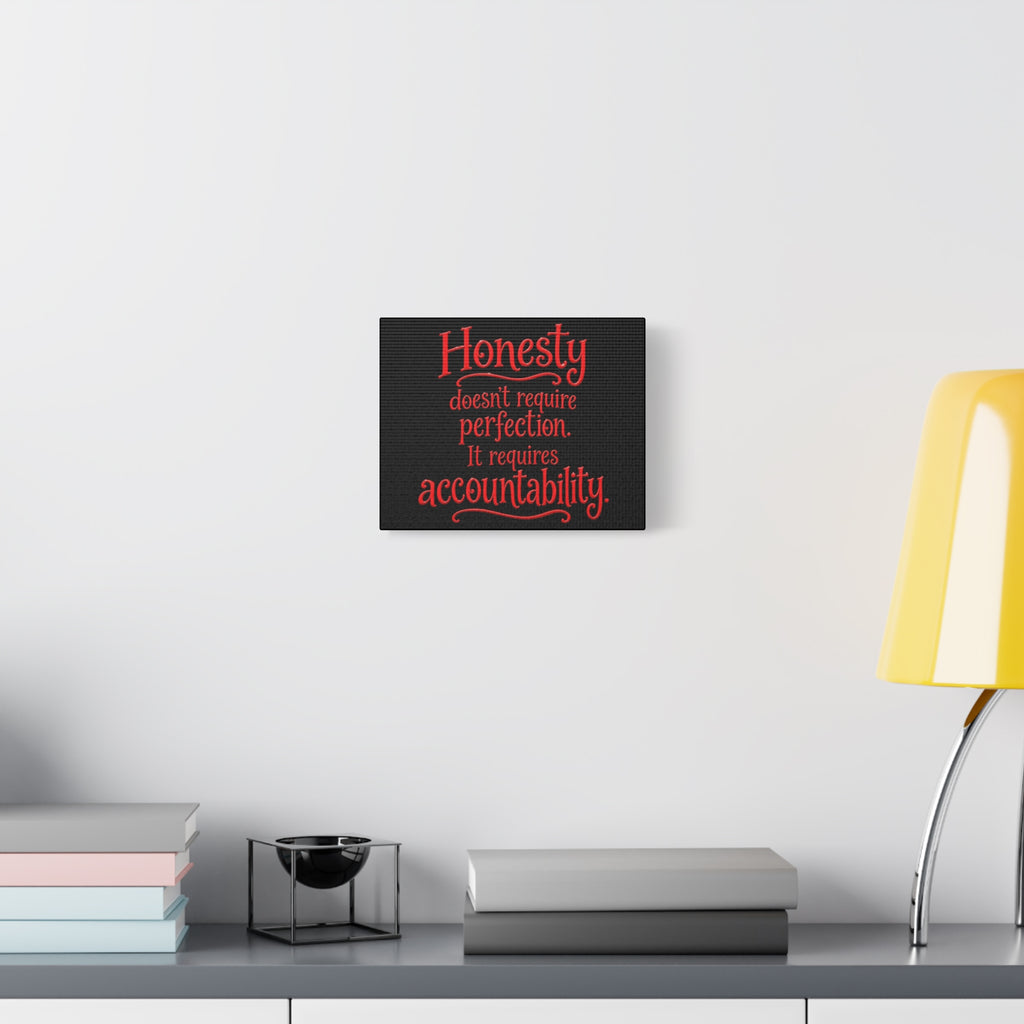 Honesty & Accountability Canvas Wall Art