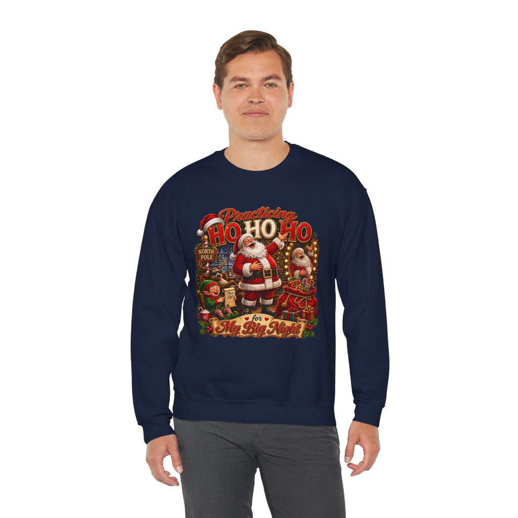 SANTA PRACTICING HOHOHO Crewneck Sweatshirt