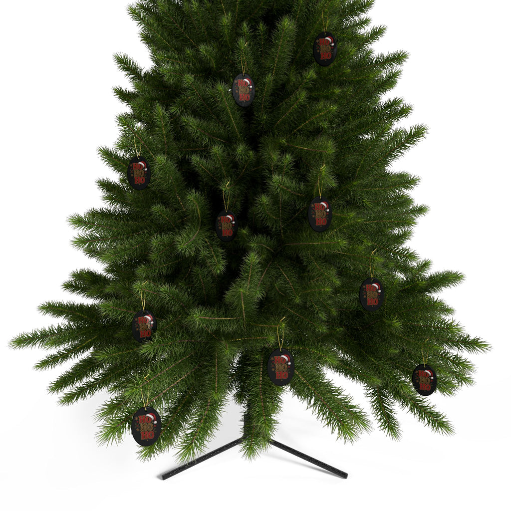 HOHOHO CHRISTMAS Ceramic Ornaments (1pcs, 5pcs, 10pcs, 20pcs)