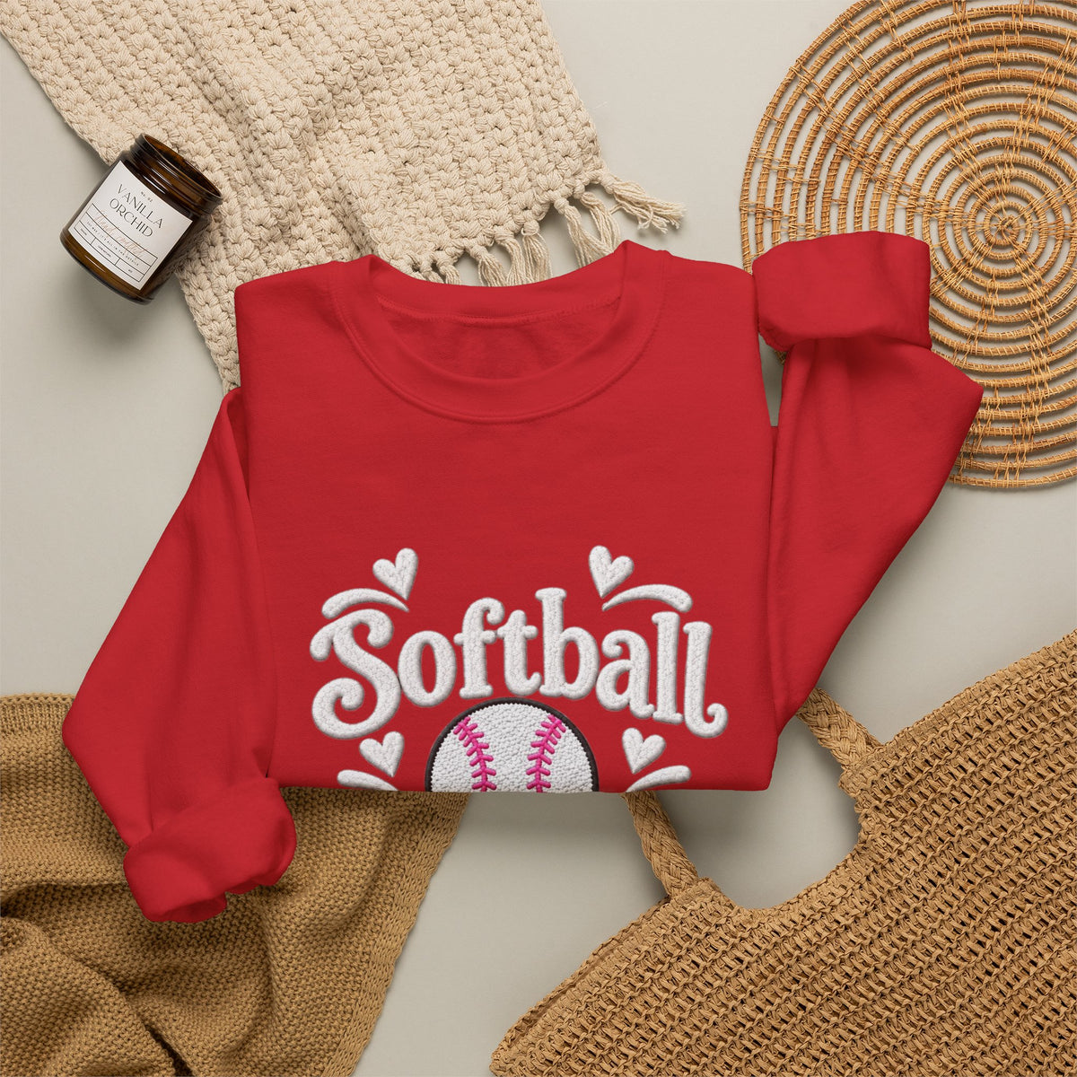SOFTBALL GRANDMA Crewneck Sweatshirt