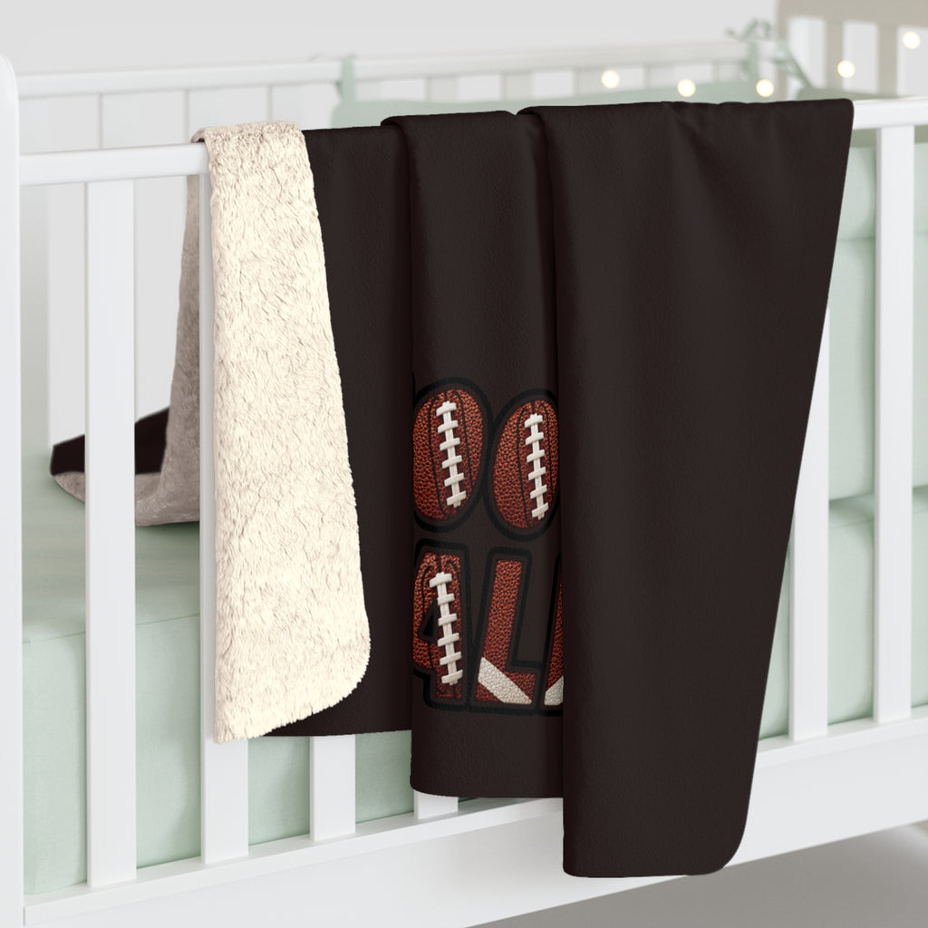 FOOTBALL Sherpa Fleece Blanket